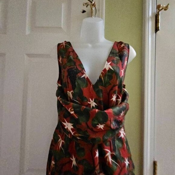 Shivan & Narresh X Koovs Indian Lush Vineyard Maxi Dress Medium - Picture 5 of 16